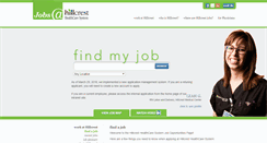 Desktop Screenshot of hillcresthealthcaresystemjobs.com